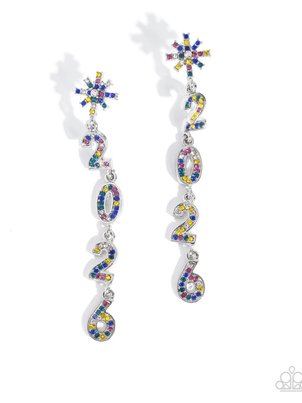 paparazzi Multicolor Crystal 2026 Drop Earrings